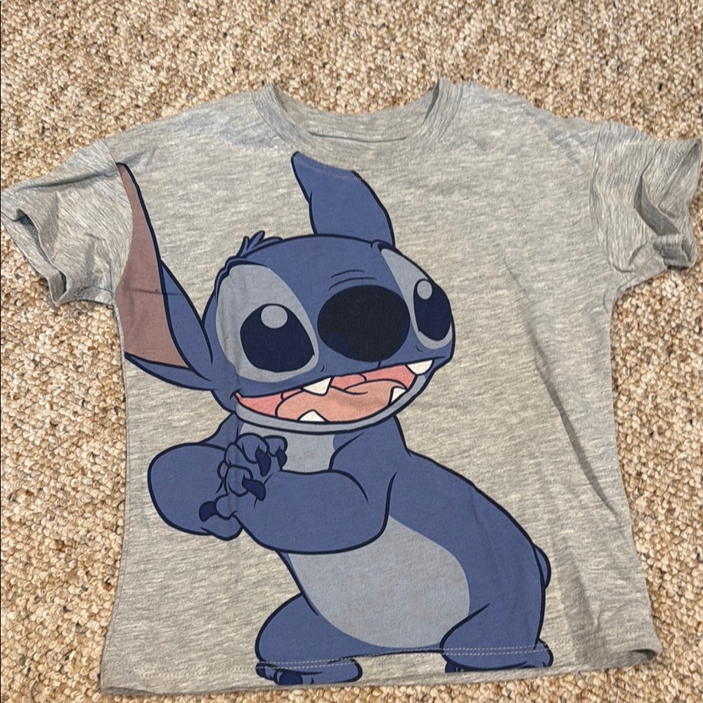 Gray Stitch Kids Shirt